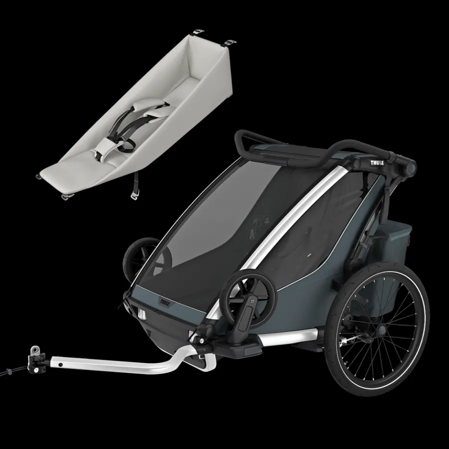 Kinderen Thule Fietstrailerbundels|Fietstrailerbundels-Chariot Cross 2 double infant bundle