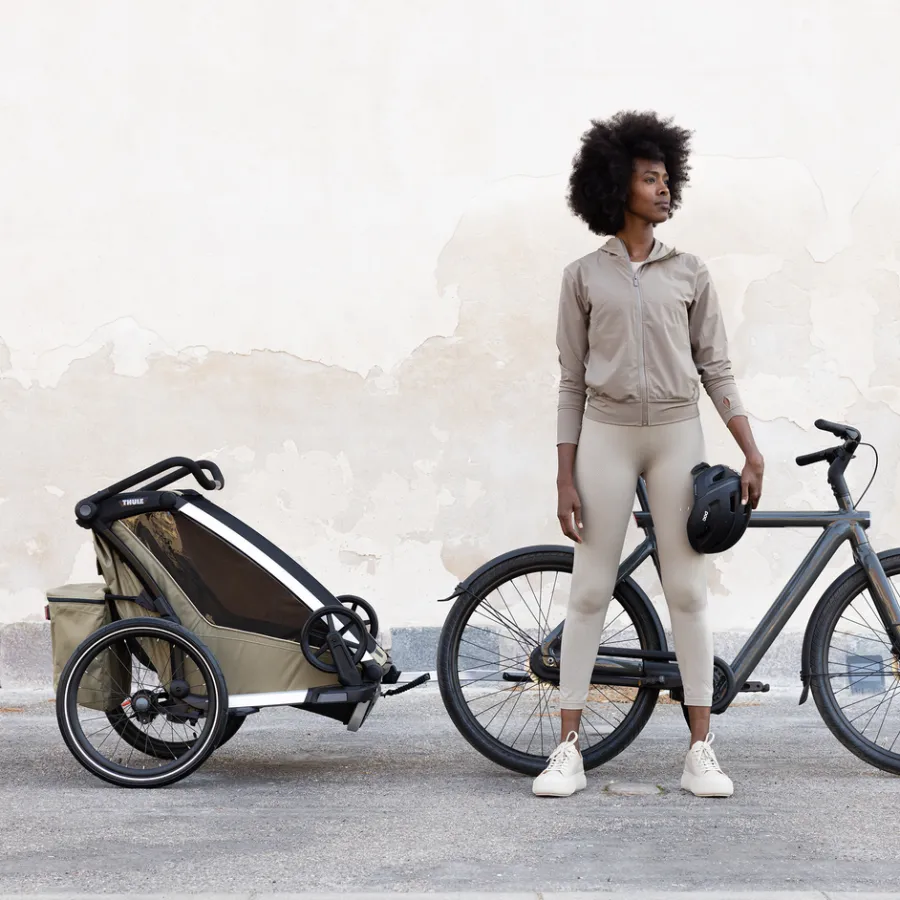Kinderen Thule Fietstrailerbundels|Fietstrailerbundels-Chariot Cross 2 single jogging Bundle