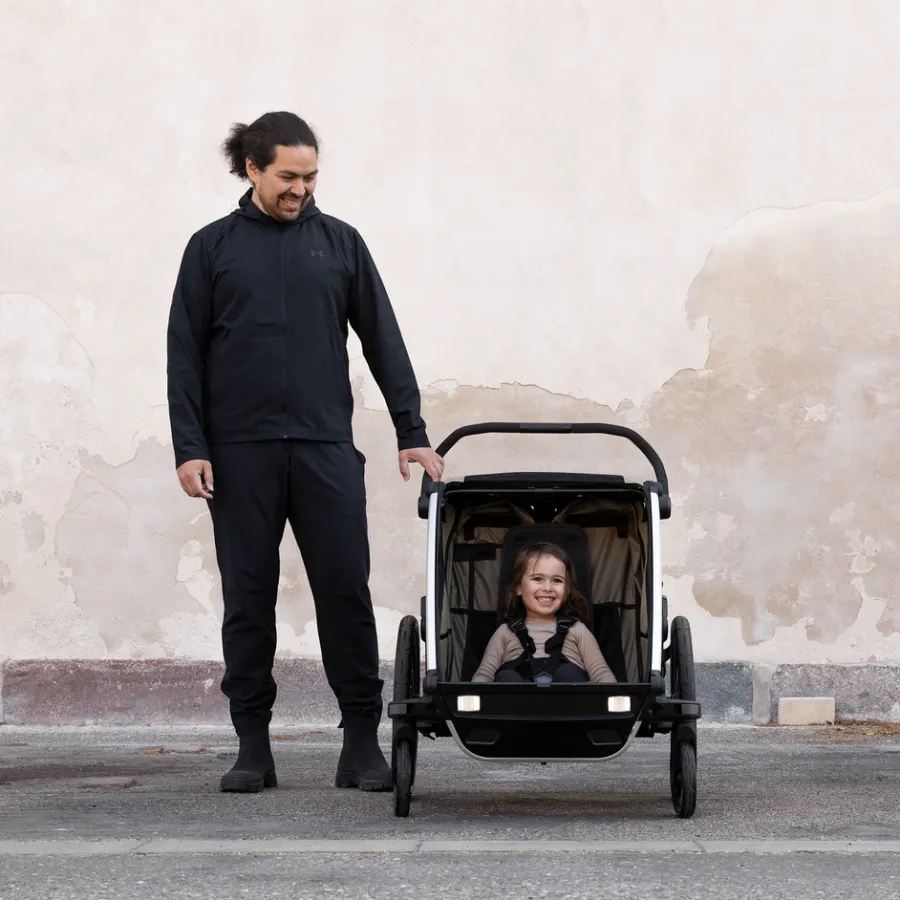 Kinderen Thule Fietstrailerbundels|Fietstrailerbundels-Chariot Cross 2 single jogging Bundle