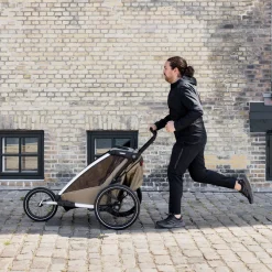 Kinderen Thule Fietstrailerbundels|Fietstrailerbundels-Chariot Cross 2 single jogging Bundle