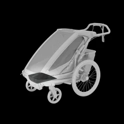 Kinderen Thule Fietstraileraccessoires|Fietstraileraccessoires-Chariot floor mat single