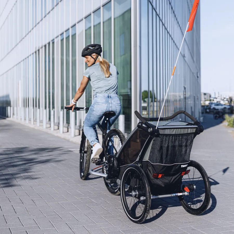 Kinderen Thule Fietstrailerbundels|Fietstrailerbundels-Chariot Lite double infant bundle