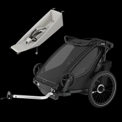 Kinderen Thule Fietstrailerbundels|Fietstrailerbundels-Chariot Sport double infant bundle