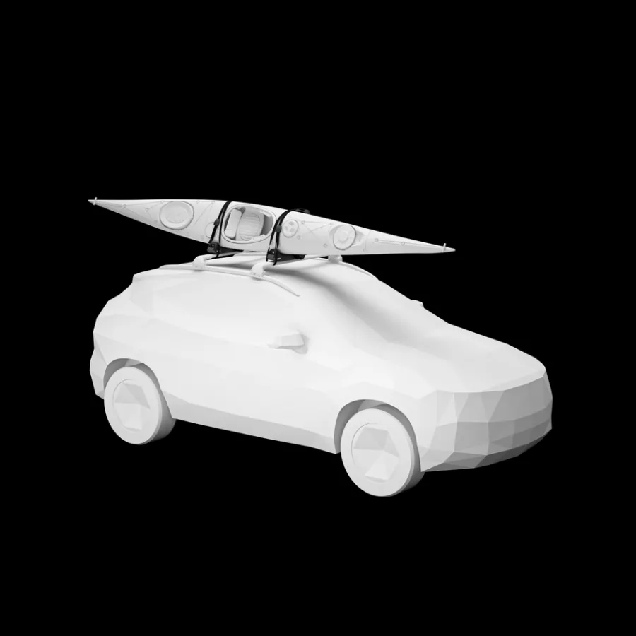 Thule Kajak- En Kanodragers-Hull-a-Port Aero