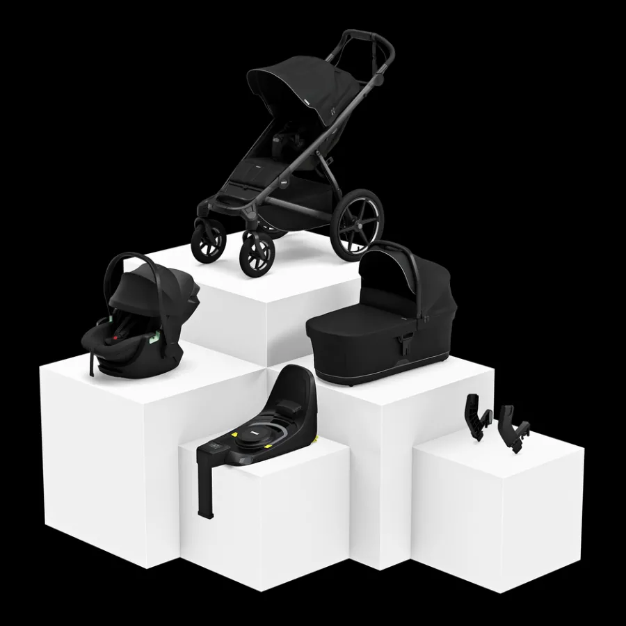 Kinderen Thule Bundels Van Autostoeltjes Met Accessoires|Kinderwagenbundels-Urban Glide 4-wheel travel system bundle